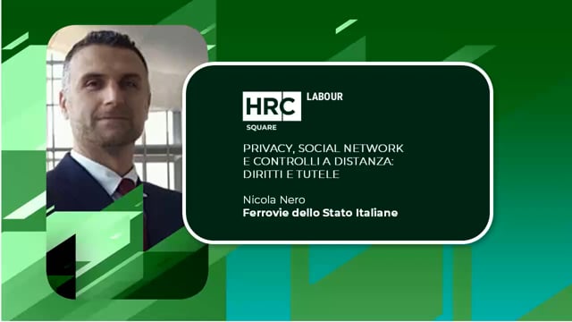 Video thumbnail for Privacy, social network e controlli a distanza - diritti e tutele FERROVIE DELLO STATO ITALIANE