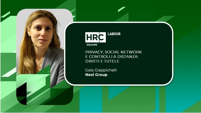 Video thumbnail for Privacy, social network e controlli a distanza - diritti e tutele NEXI GROUP