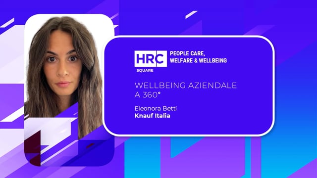 Video thumbnail for Wellbeing aziendale a 360° KNAUF ITALIA