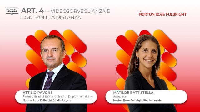 Video thumbnail for Art. 4: videosorveglianza e controlli a distanza NORTON ROSE FULBRIGHT STUDIO